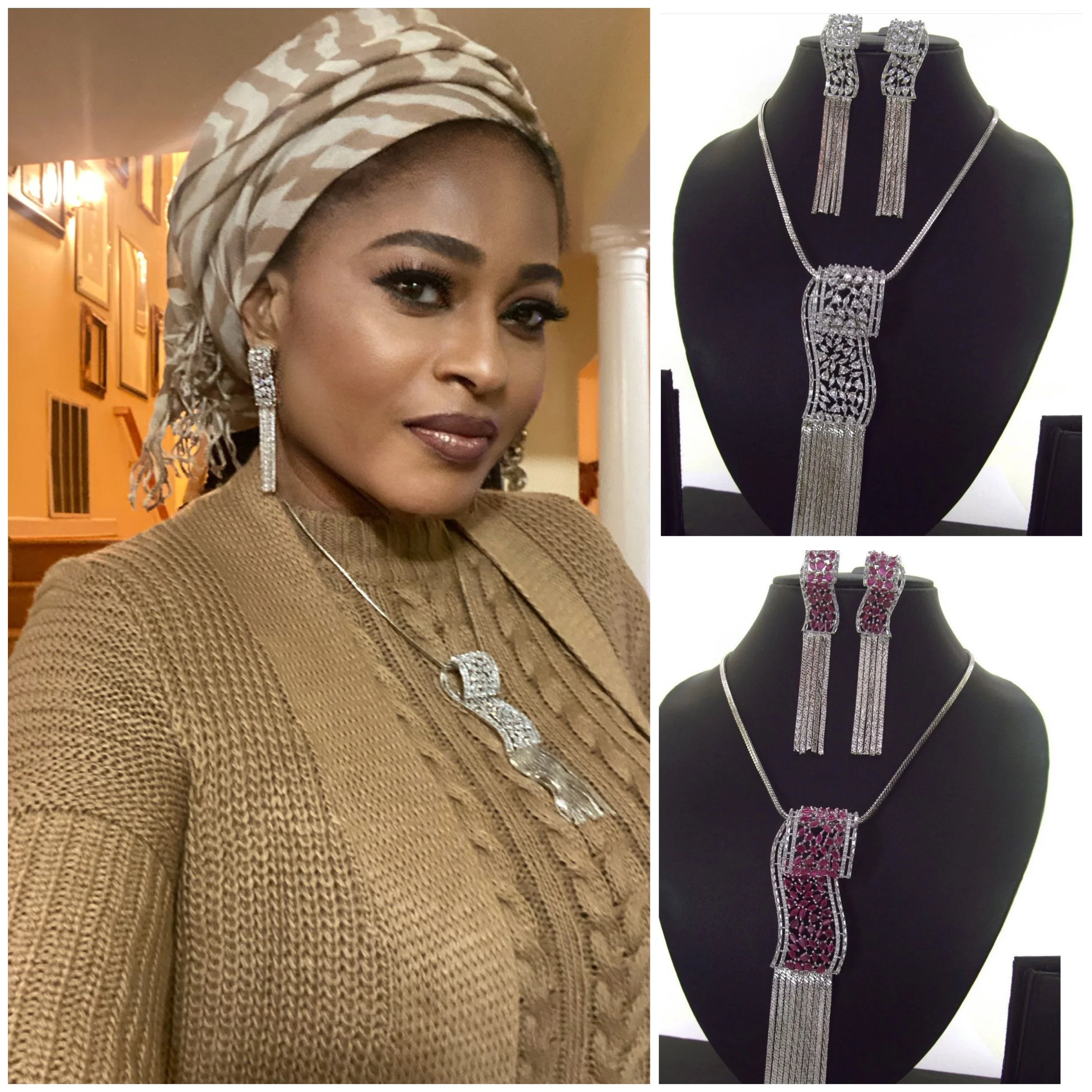 Waterfall Pendant Set