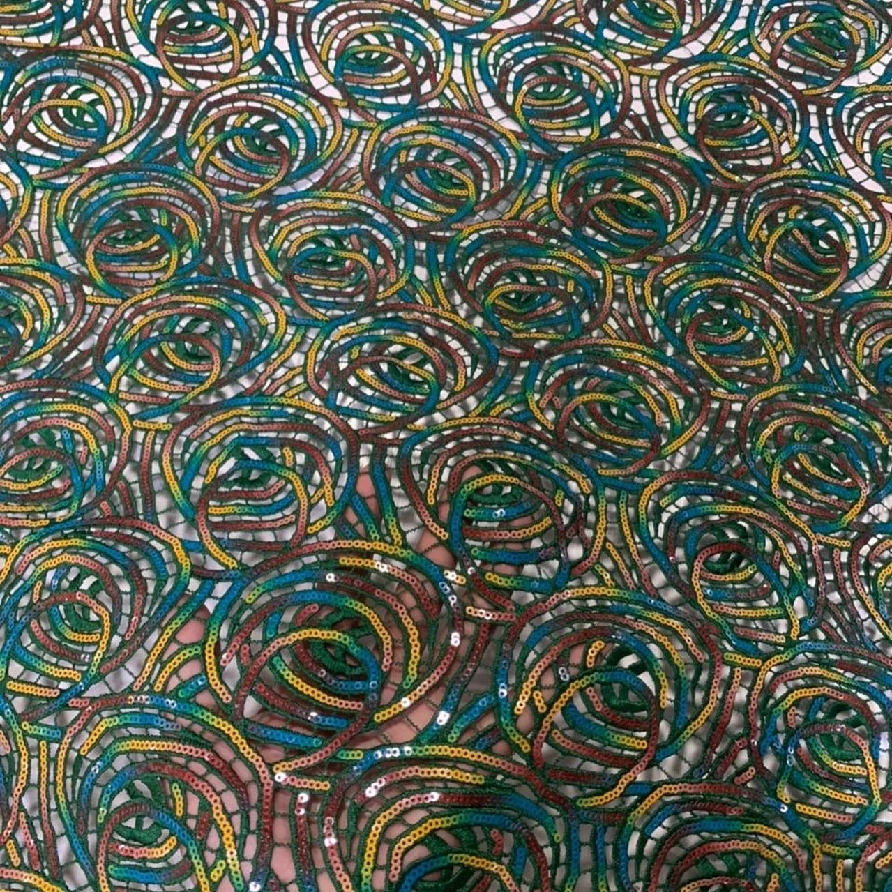 V1 Sequins Handcut Guipure Lace