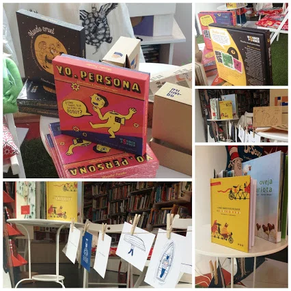 Los títulos de Wonder Ponder, en la librería El Lobo Feroz, de Valladolid