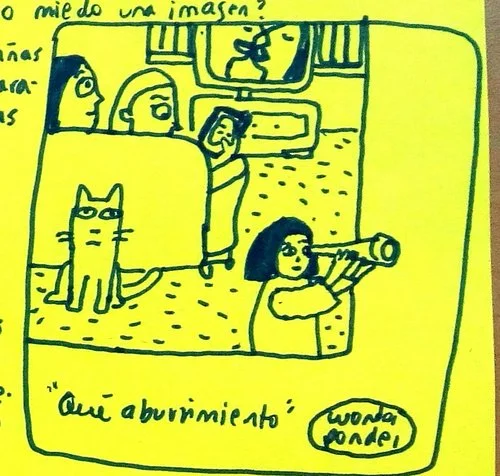 Un dels centenars d'esbossos d'exploració (de Daniela Martagón) que s'estan produint durant el procés de creació del quart títol de Filosofia visual per a nens de Wonder Ponder. La realitat, t’avorreix?