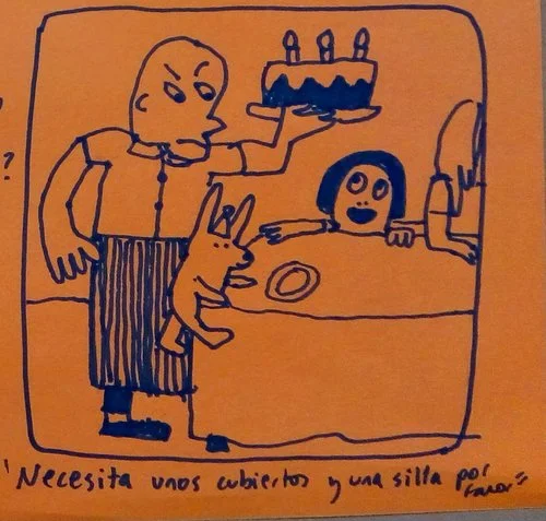 Un dels centenars d'esbossos d'exploració (de Daniela Martagón) que s'estan produint durant el procés de creació del quart títol de Filosofia visual per a nens de Wonder Ponder. La realitat, t’avorreix?