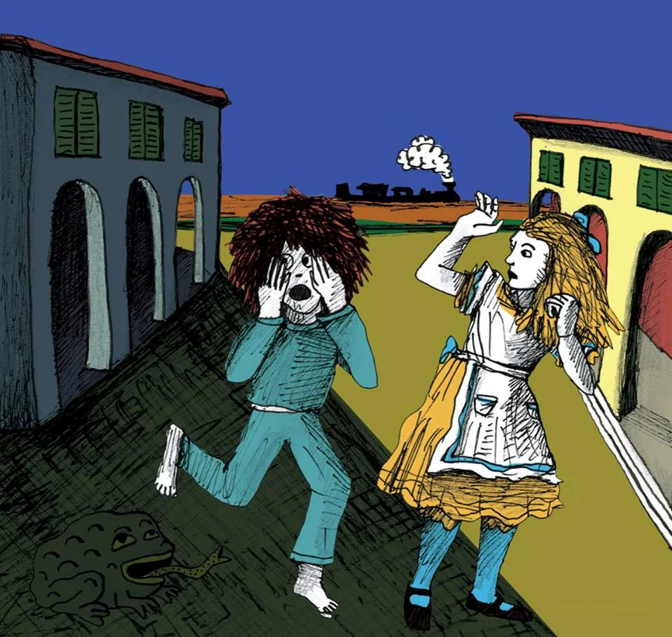 Remo bumps into Alice in Little Remo in Pinchmeland