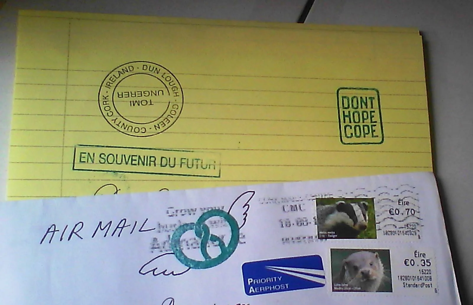 The letter Tomi Ungerer sent us after we sent him Cruelty Bites and I, Person .