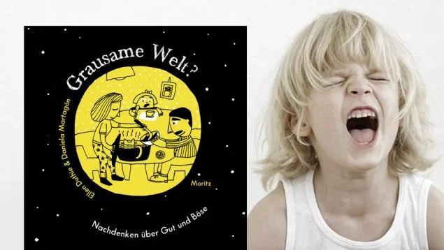 Lejos del típico libro de lecturas para niños: Mundo cruel , de Ellen Duthie y Daniela Martagón, enfoca el tema de forma lúdica. (Moritz Verlag / imago / Westend61)