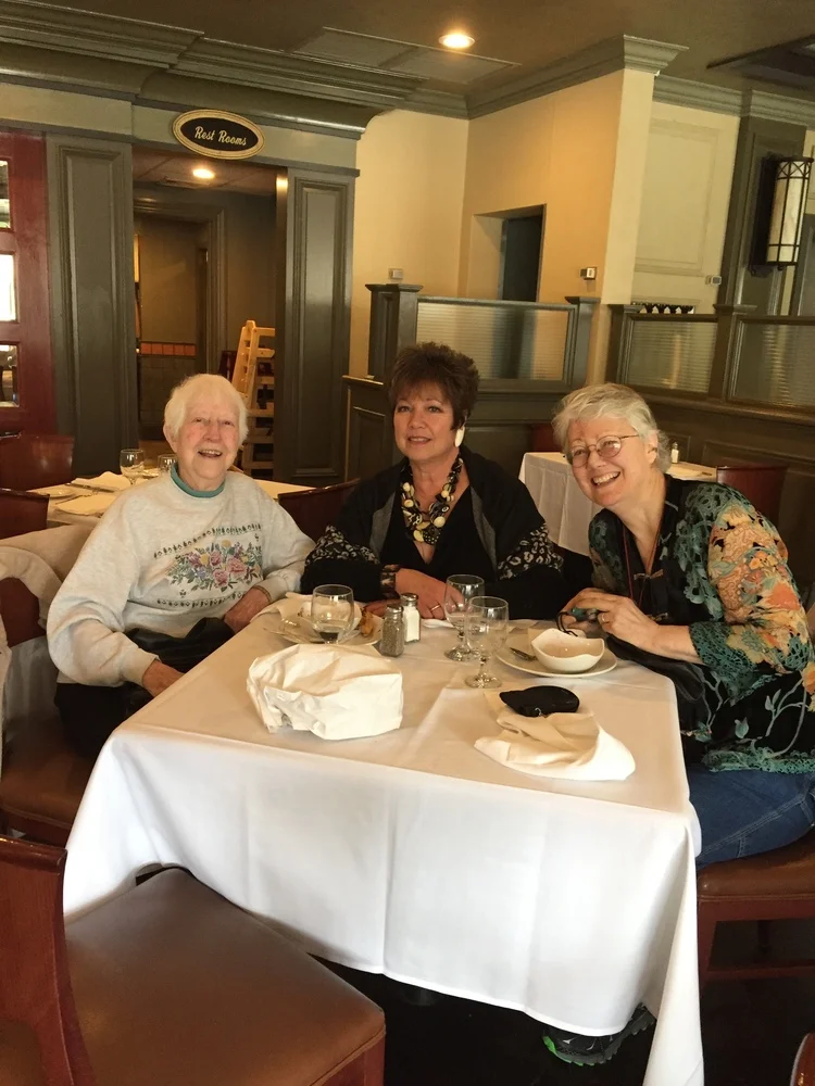 Shown here is Dot Kenna along with Nancy Strini and Margaret Flanagan. &nbsp;Dot is the oldest living member of the MCA.