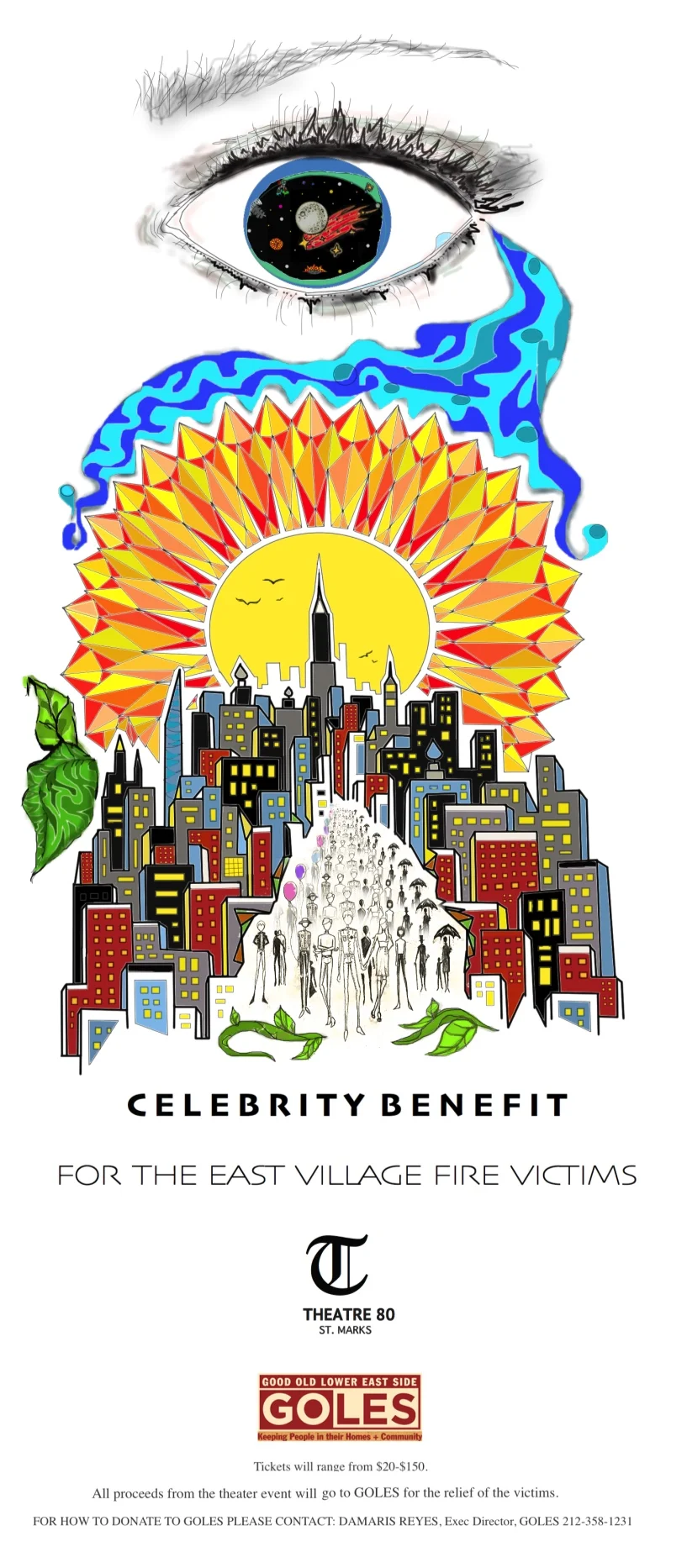 AN EVENING OF PERFORMANCES BY A GROUP OF ACCOMPLISHED ARTISTS THAT INCLUDED PATTI SMITH, DEV HAINES, EDGER OLIVER, PABLO CONEJERO LOPPEZ & MANY OTHERS WORKING IN COLLABORATION TO RAISE MONEY FOR THE VICTIMS OF THE EAST VILLAGE FIRE.