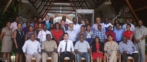 Locus Economica CEO Jean-Paul Gauthier with Kenyan Members of Parliament and other government officials at a retreat in Mombasa to discuss the new SEZ Bill from April 9-11, 2015. Image courtesy of the Kenya Private Sector Alliance