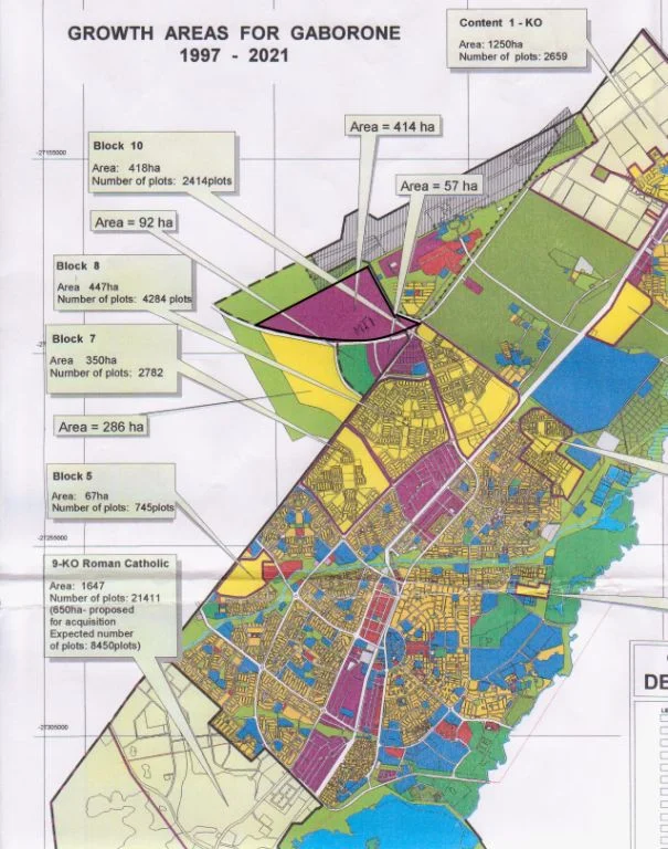 Plans for the Free Zone at the Gaborone Airport, one of Botswana's SEZs established through the help of Jean-Paul Gauthier