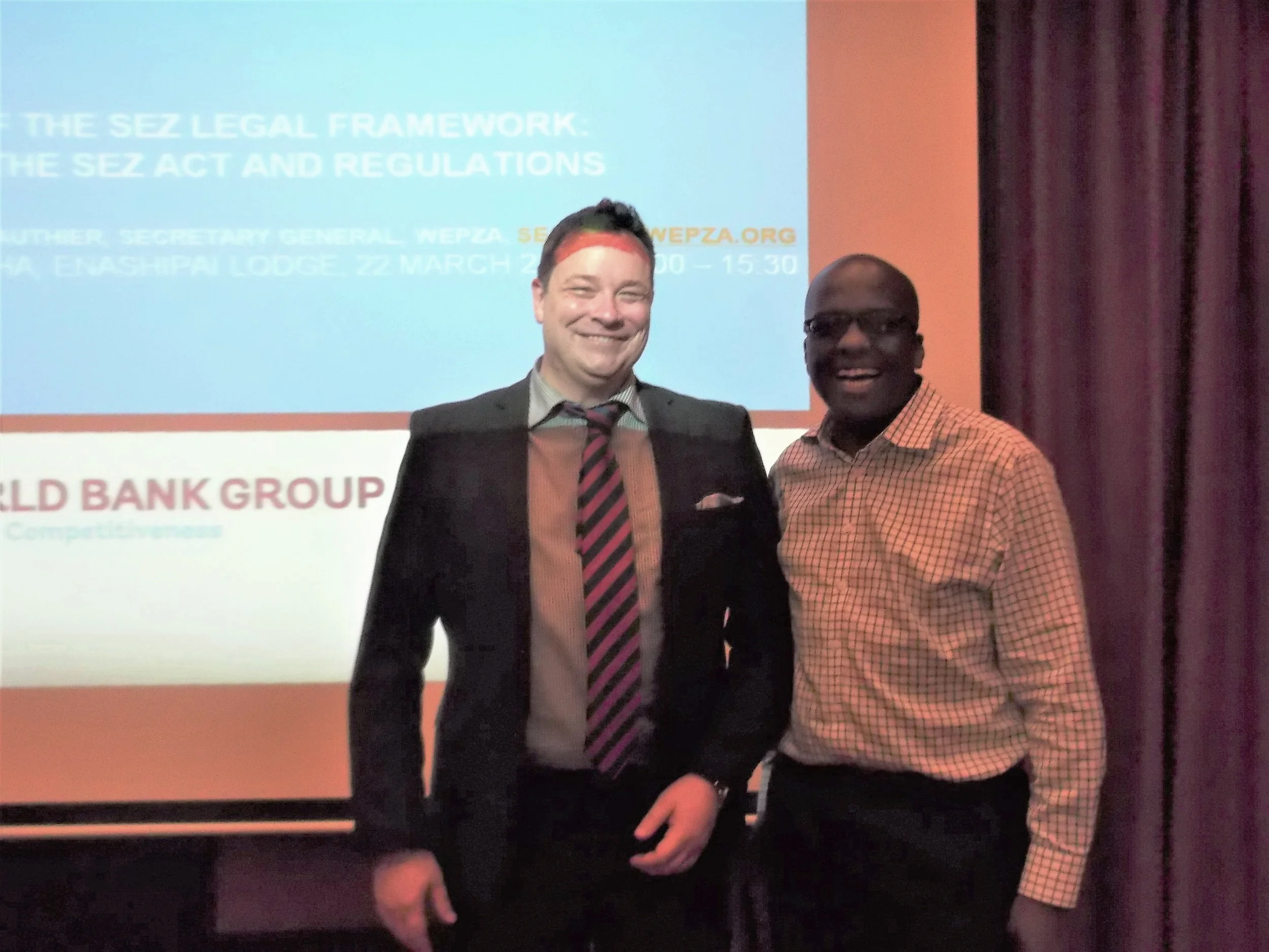 Jean-Paul Gauthier with Polycarp Igathe, Chairman of SEZAK