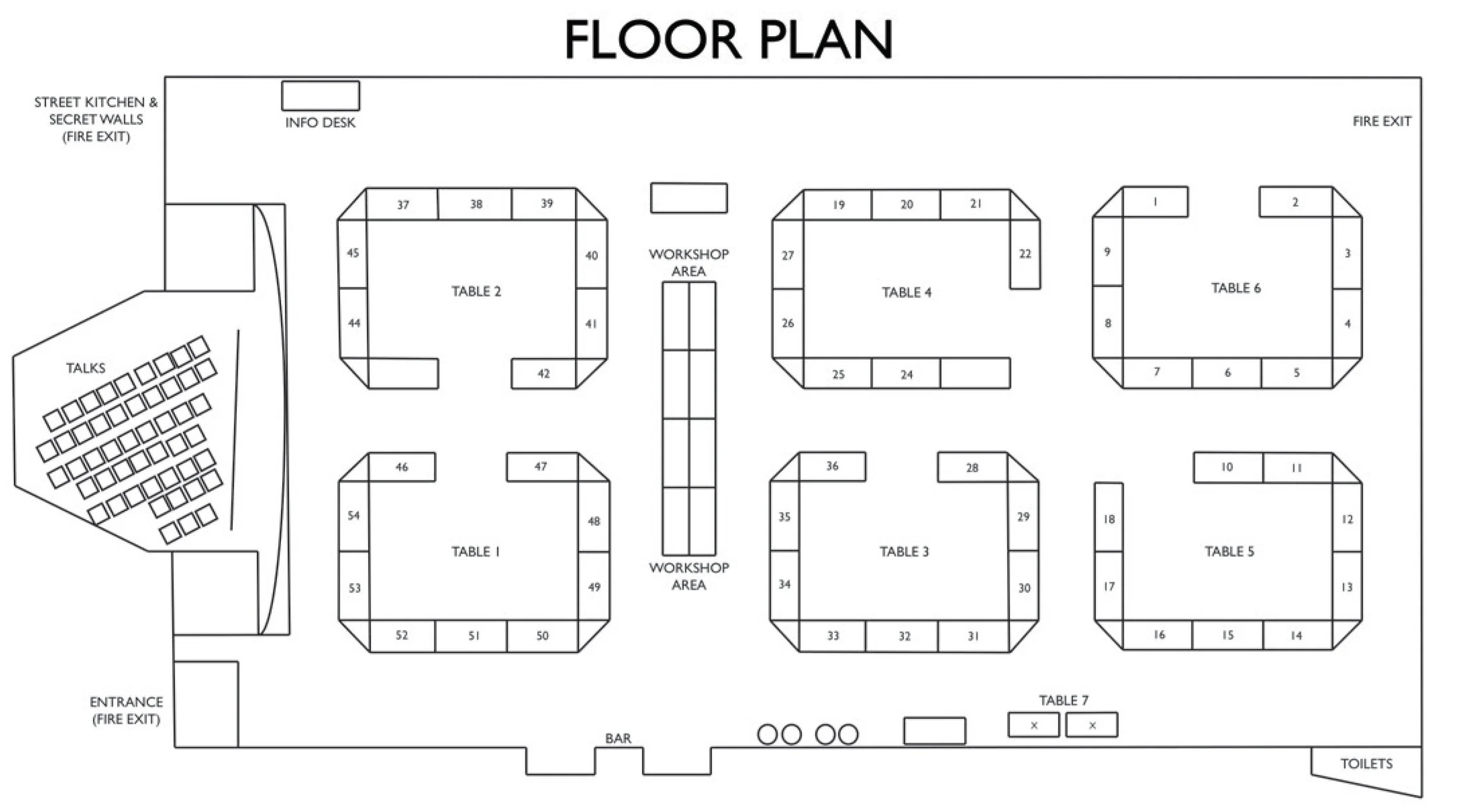 Floorplan for groundfloor