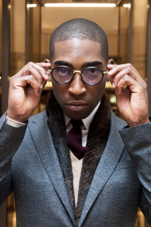 Tinie Tempah in Burberry for GQ