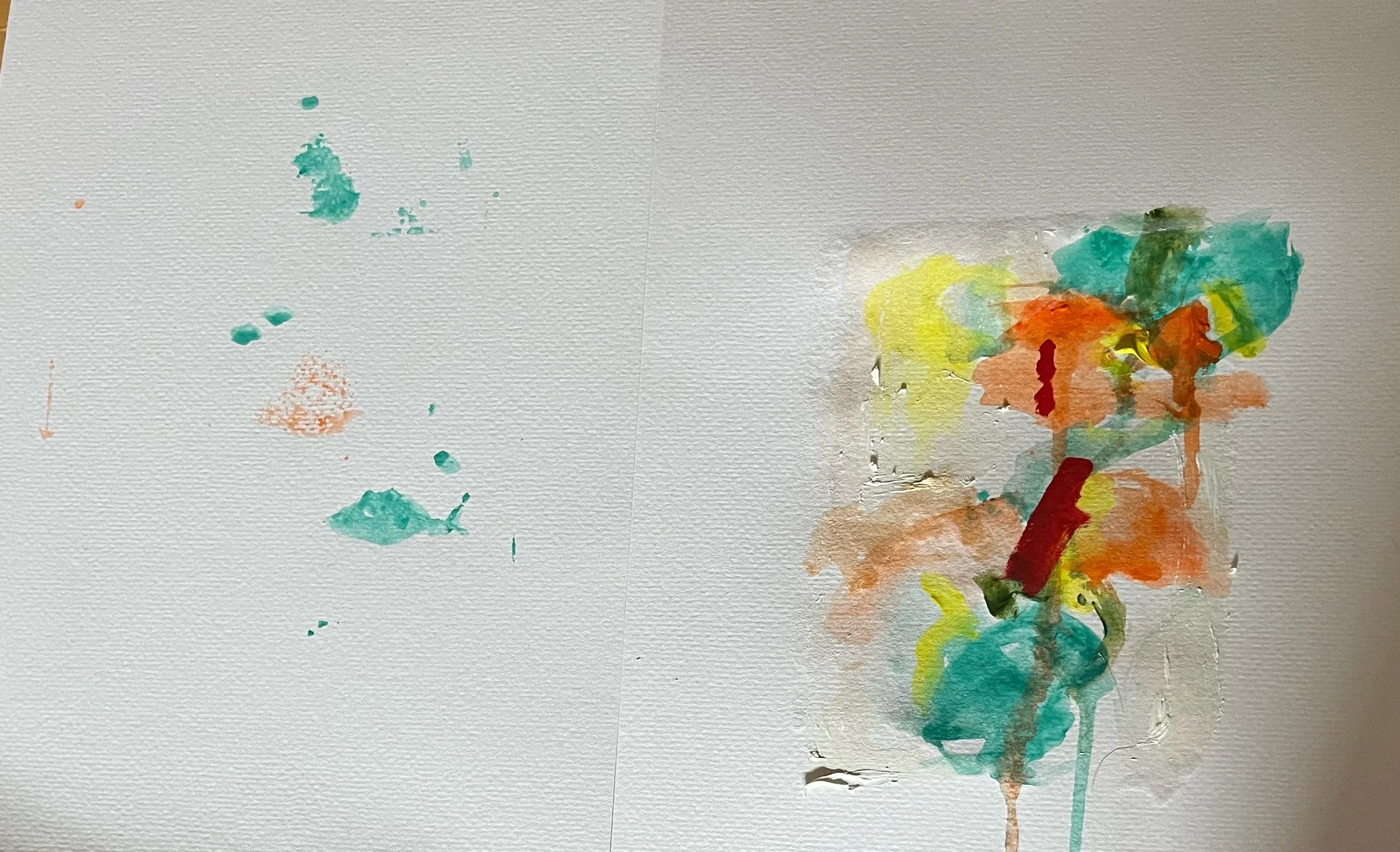  Sketchbook 1  Pages from my sketches  9×12  Acrylic 