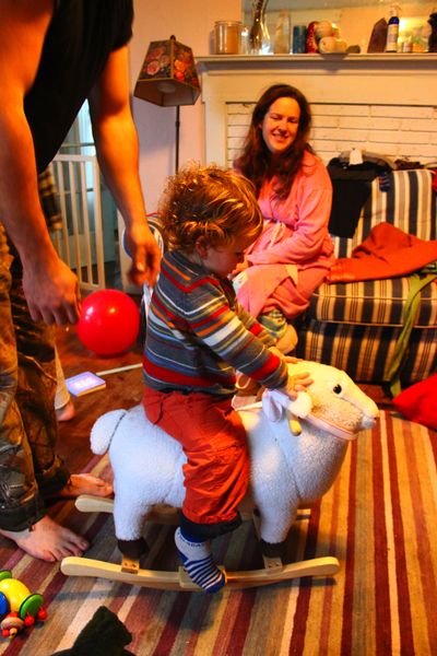 Every boy needs a Rocking Sheep... Right?