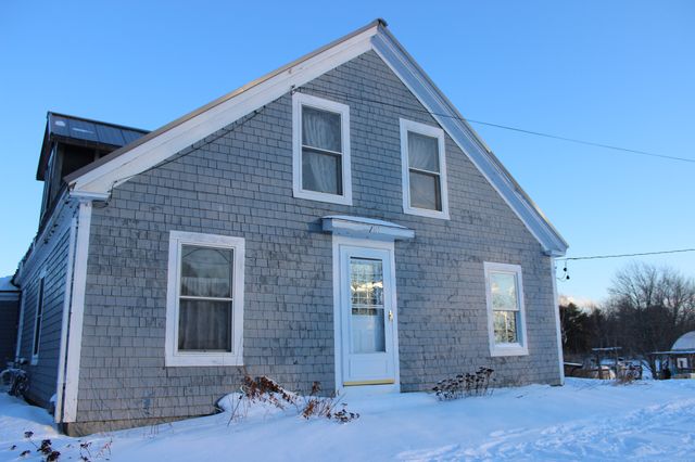 Our little house. Maybe it will get a tiny porch one day.