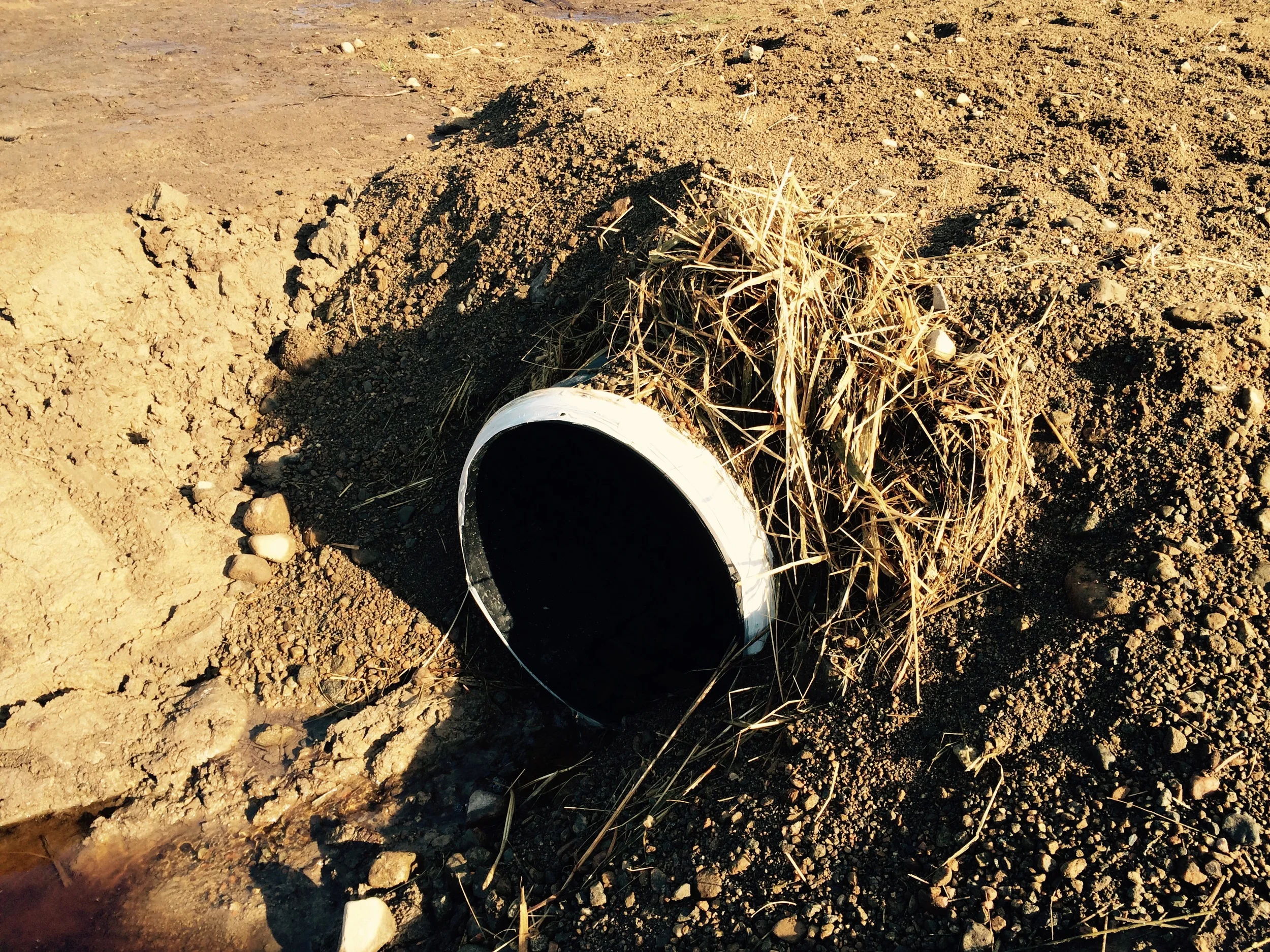 Finally got a new culvert to reduce the mud!!