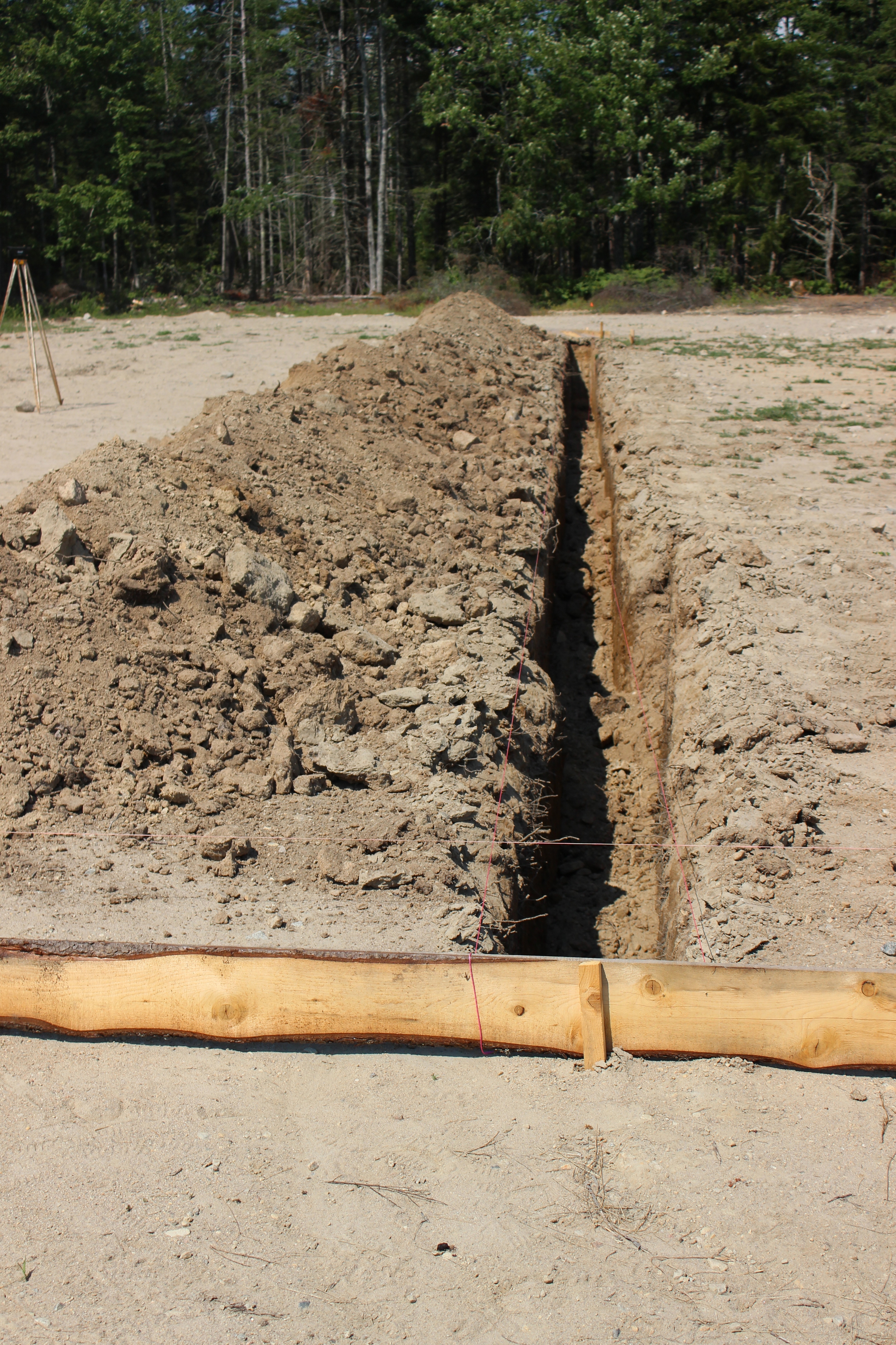 First trench