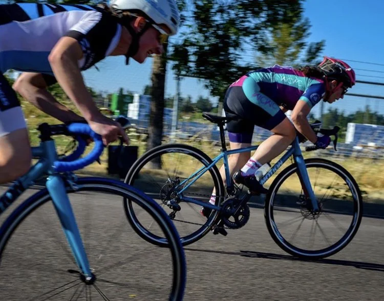 And we'll wrap this entry up with a win in the books! Deann rocked the podium last week in Eugene racing in the Twilight Crit - congrats Deann!