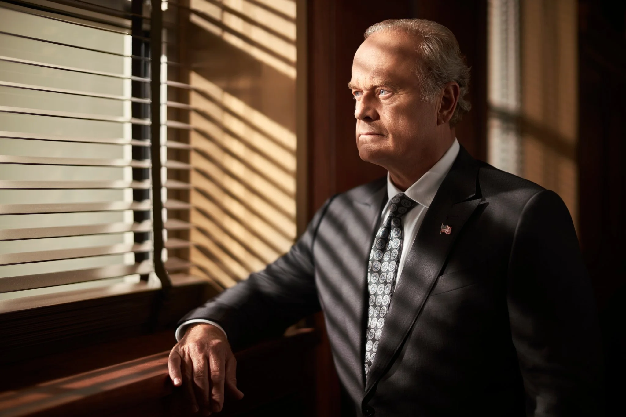  PROVEN INNOCENT: Kelsey Grammer as Gore Bellows in PROVEN INNOCENT premiering Friday, Feb. 15 (9:00-10:00 PM ET/PT) on FOX. ©2019 Fox Broadcasting Co. Cr: Michael Becker/FOX 