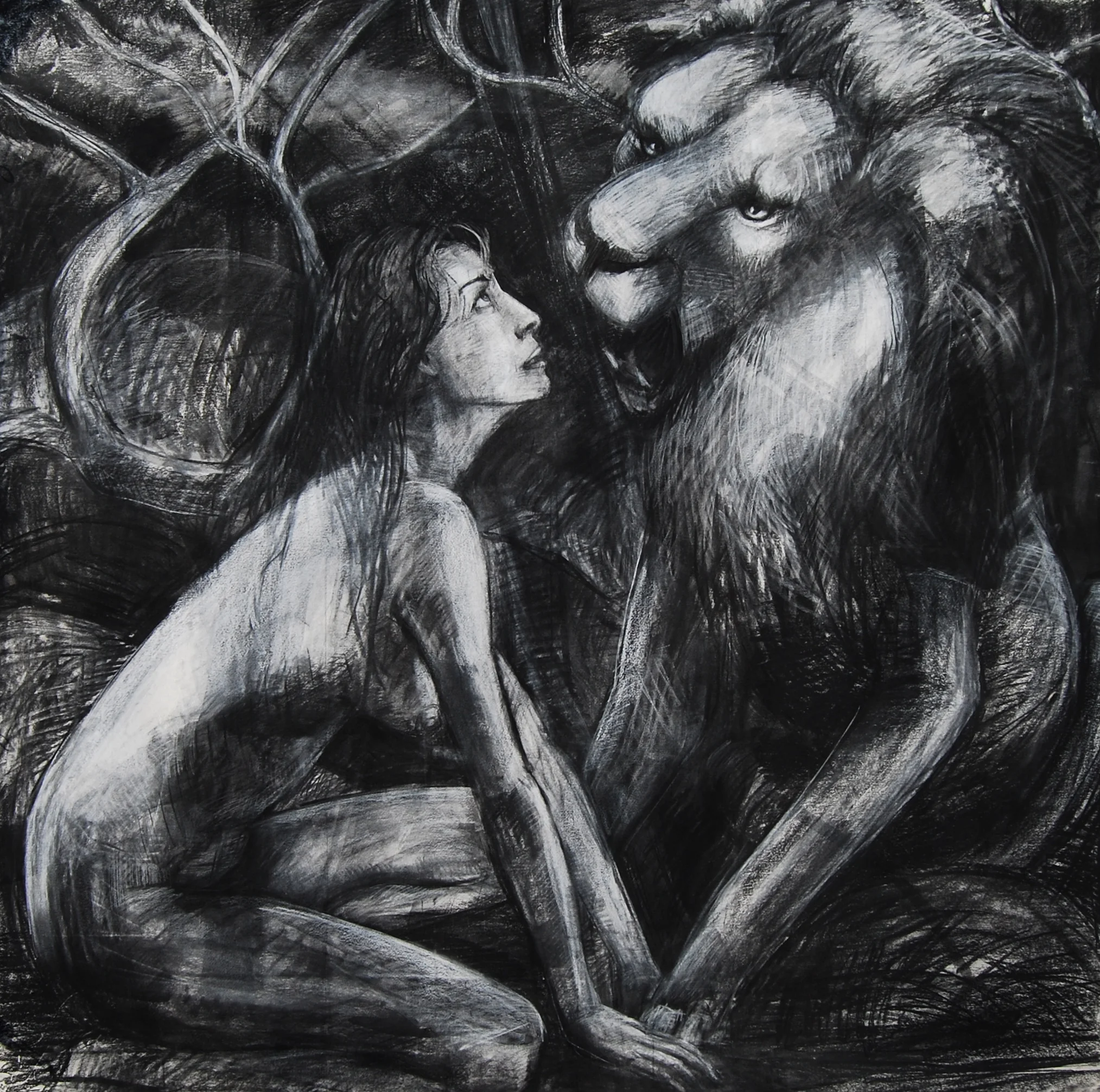I See You 60x50in. Charcoal 2010
