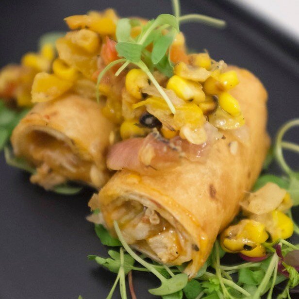 Well it&rsquo;s Tuesday, and these aren&rsquo;t tacos. Flautas should count too though. Smoked Mary&rsquo;s organic chicken, fire roasted veggie salsa.
