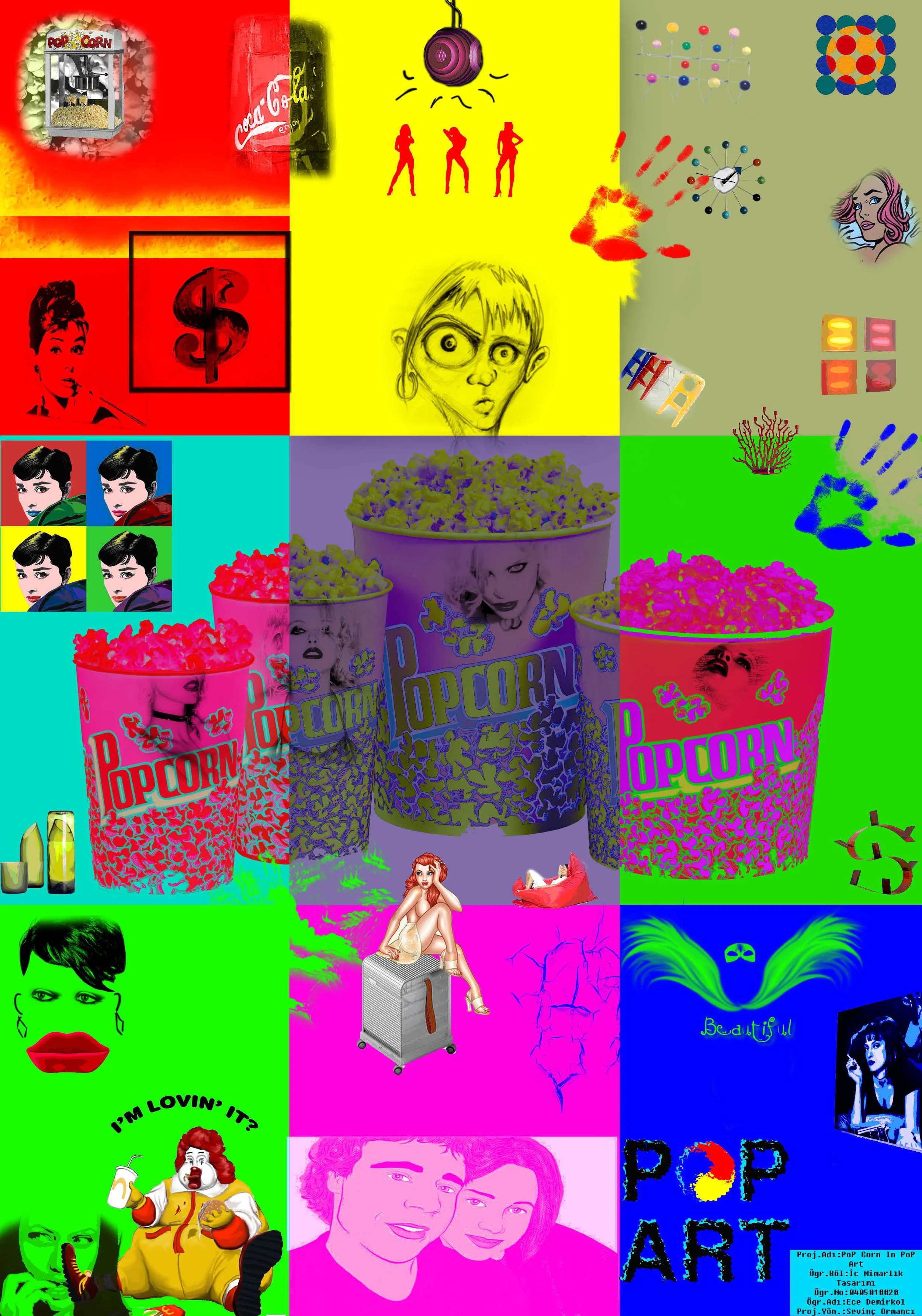 pop art image board