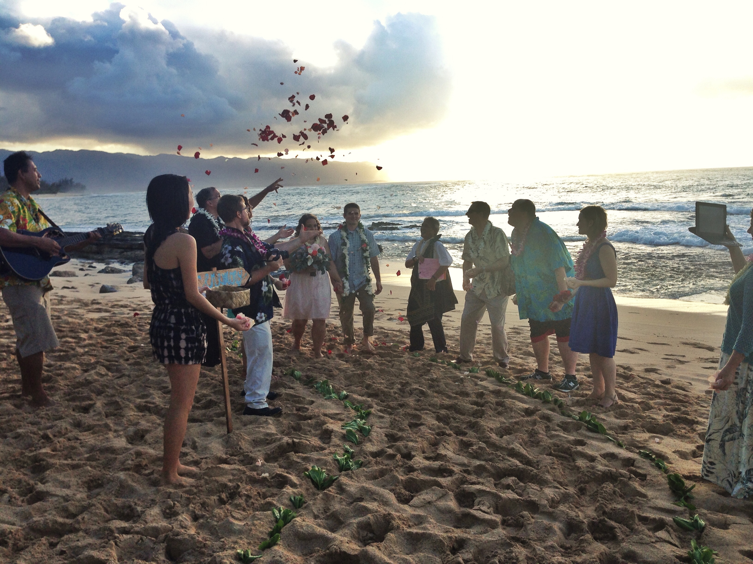 jacqueline-caleb-hawaii-north-shore-wedding-sunset-say-i-do