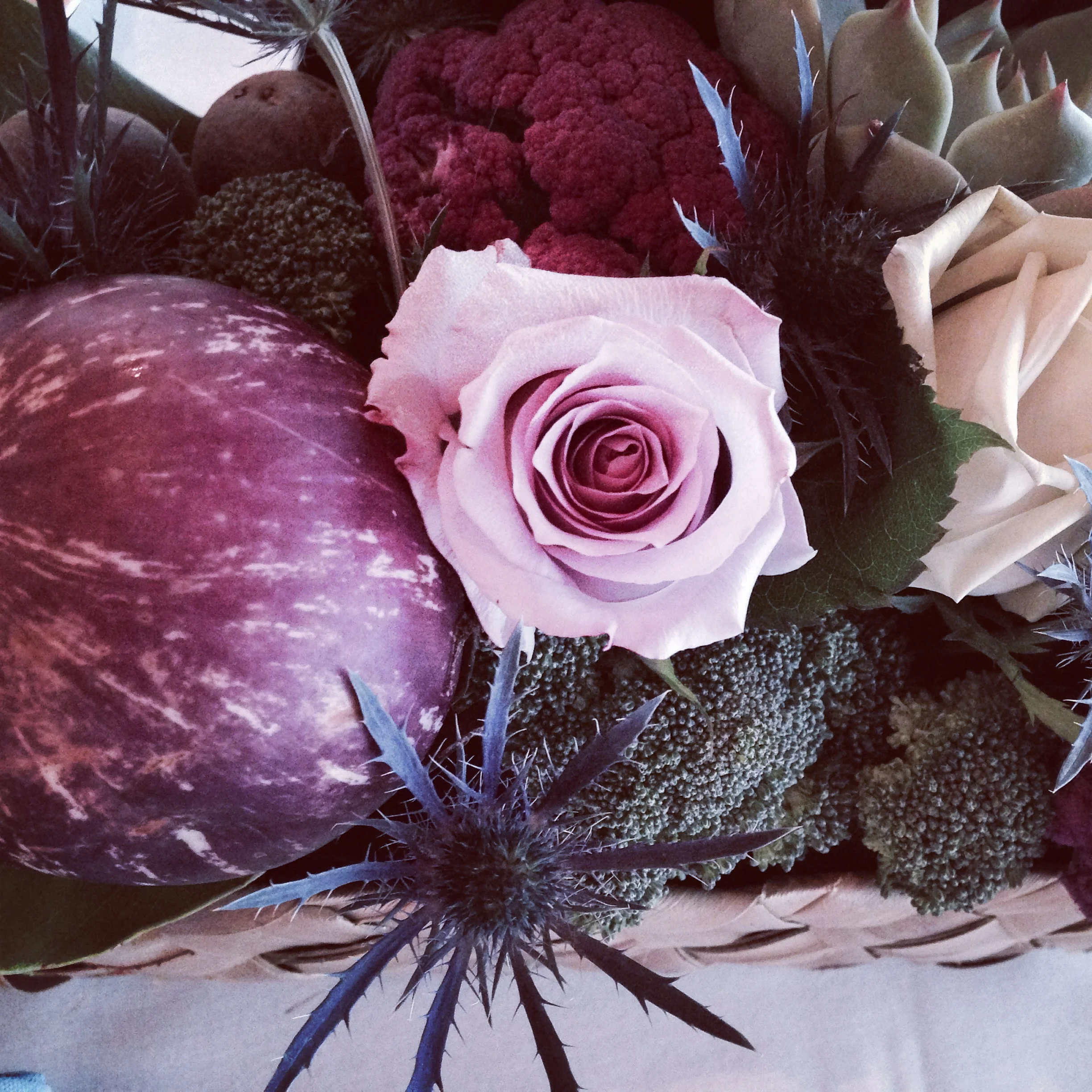 vegetable-centerpiece-organic-wedding