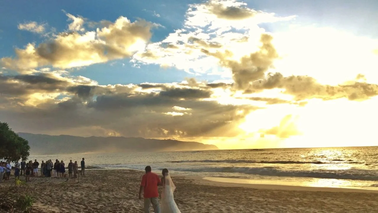 Nate + Kelly, A North Shore Hawaii Beach Wedding, O'ahu, Hawai'i