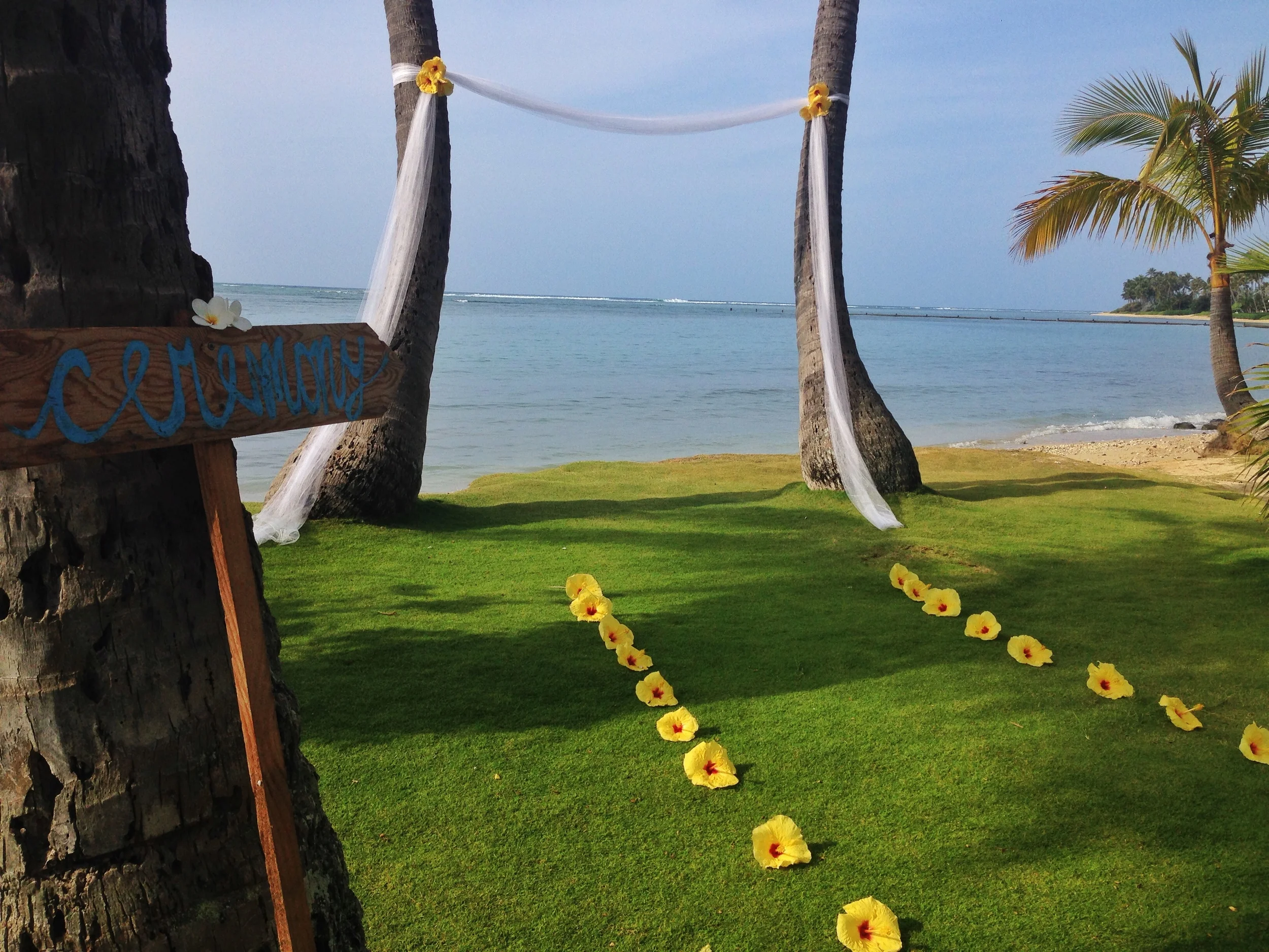 Kahala Beach Wedding