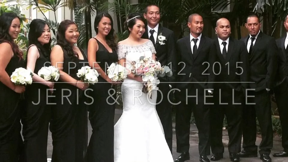 Jeris & Rochelle's Black and Gold - Great Gatsby Wedding at the Bishop Estate