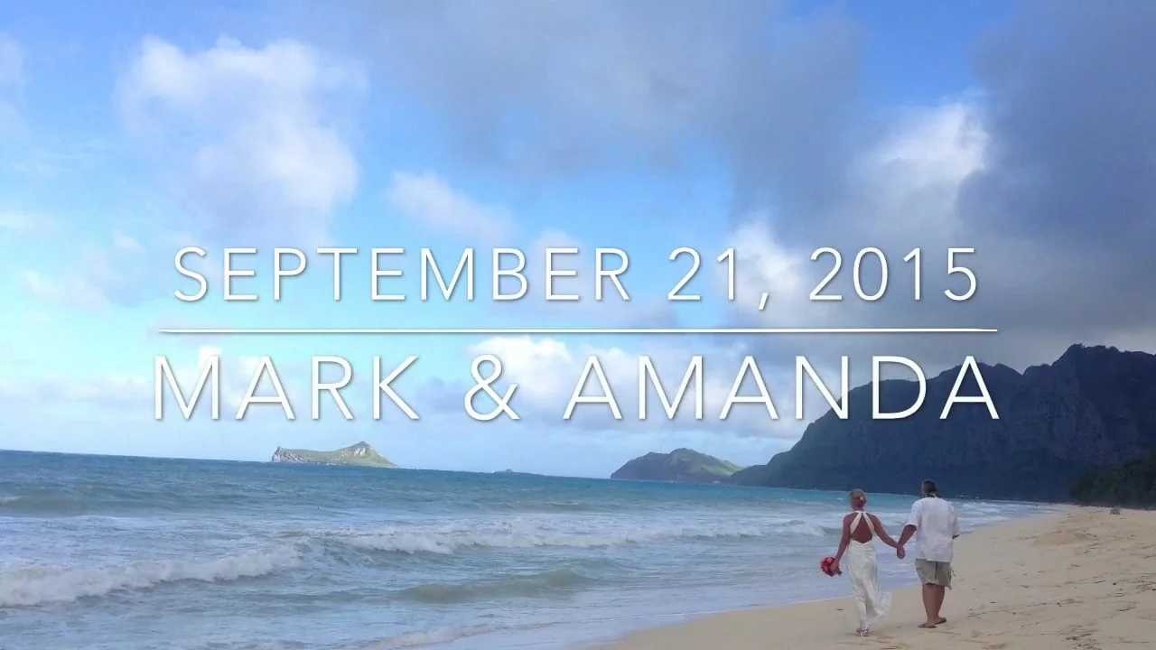Mark & Amanda's Waimanalo Beach Hawaii Wedding