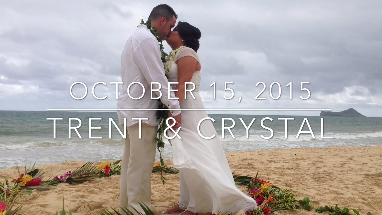 Trent + Crystals Waimanalo Beach Hawaii Wedding