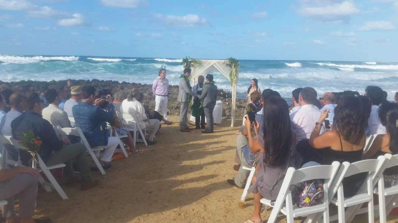 Alex & Lance's Turtle Bay, 18th Green Wedding