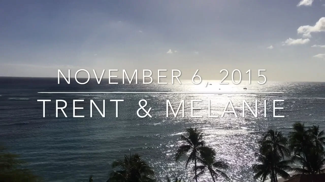 Trent & Melanie's Halekulani Wedding