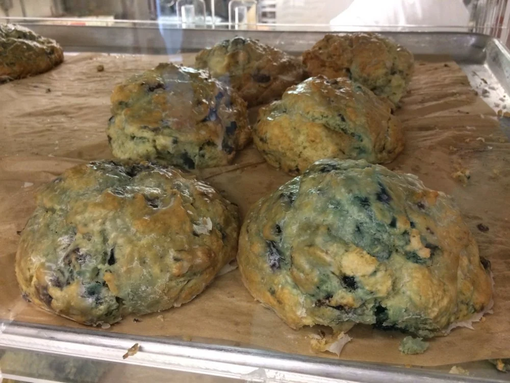blueberry scones