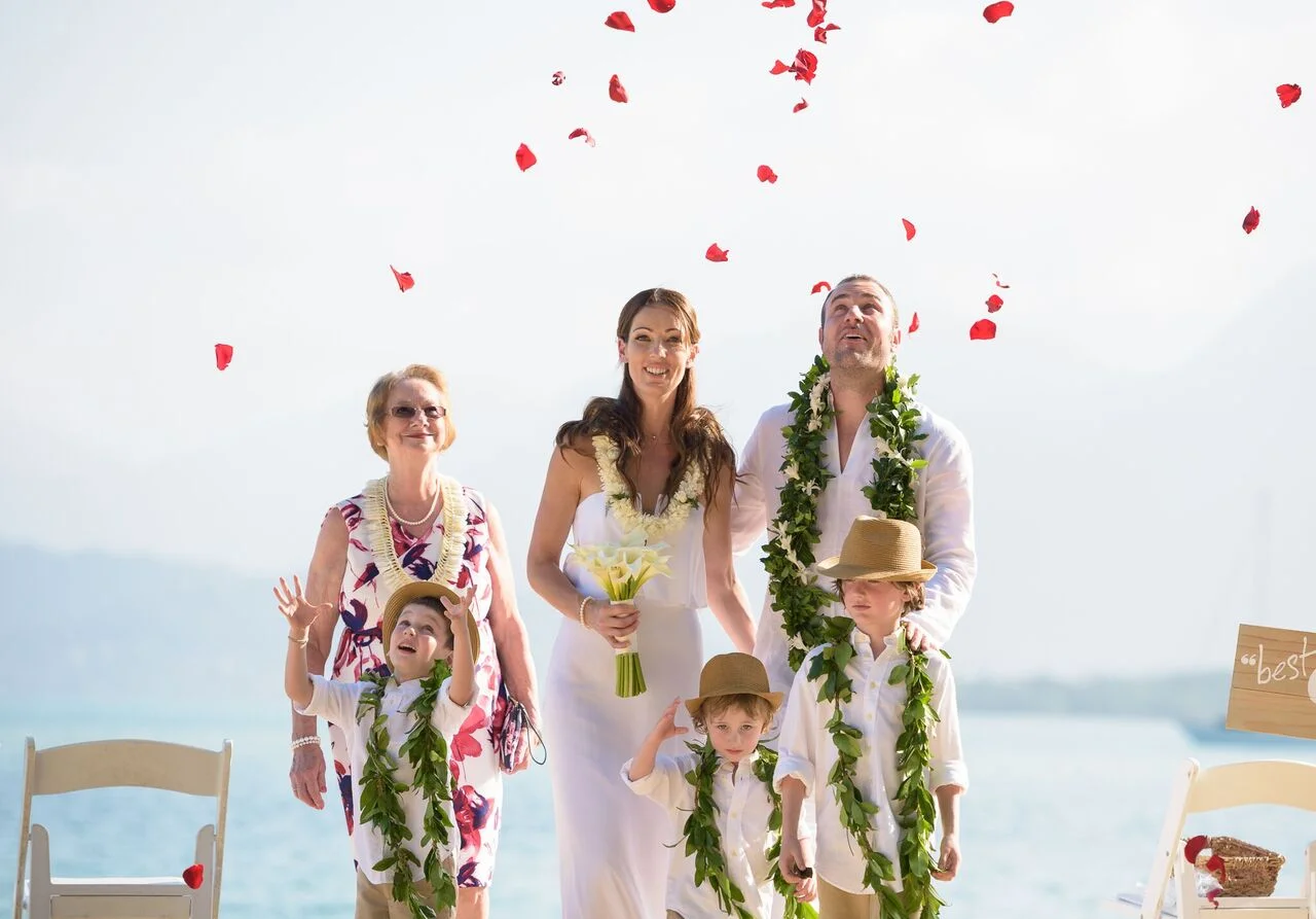 secret island wedding