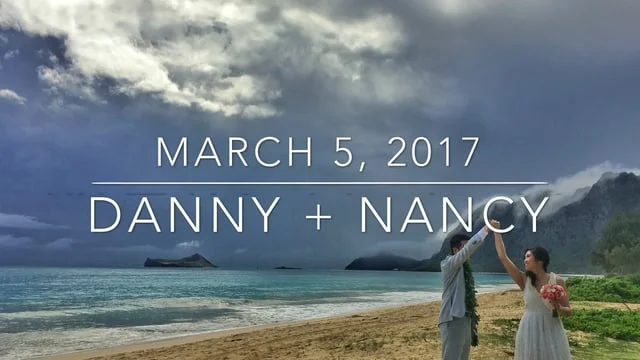 Danny + Nancy's O'ahu Beach Wedding