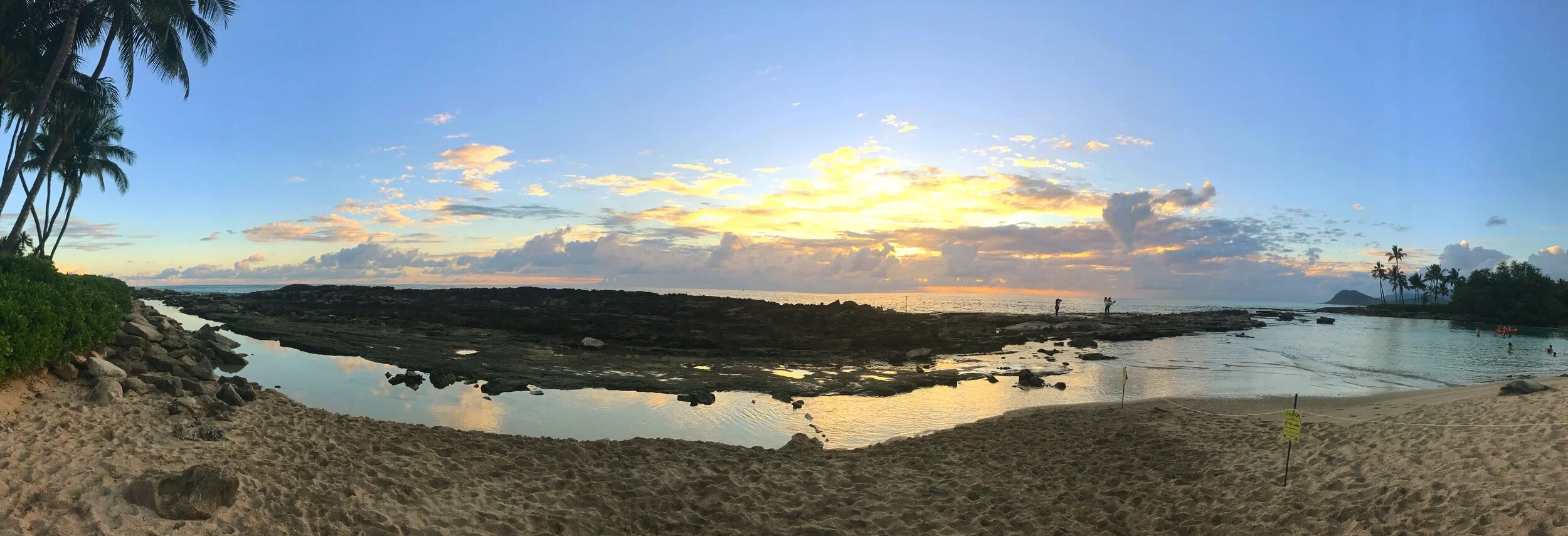 Option to get married on the grass in front of the water or right on the beach.