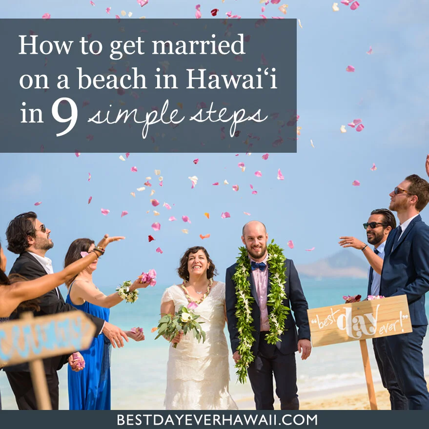 How to get married on a beach in Hawai‘i in 9 simple steps
