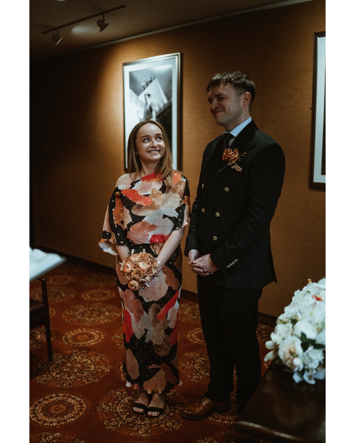 The absolute best way to start 2026 wedding season with Poppy &amp; James at their civil ceremony this morning! Can&rsquo;t wait for round 2 tomorrow at the wonderful @fullcircle_weddings 🖤