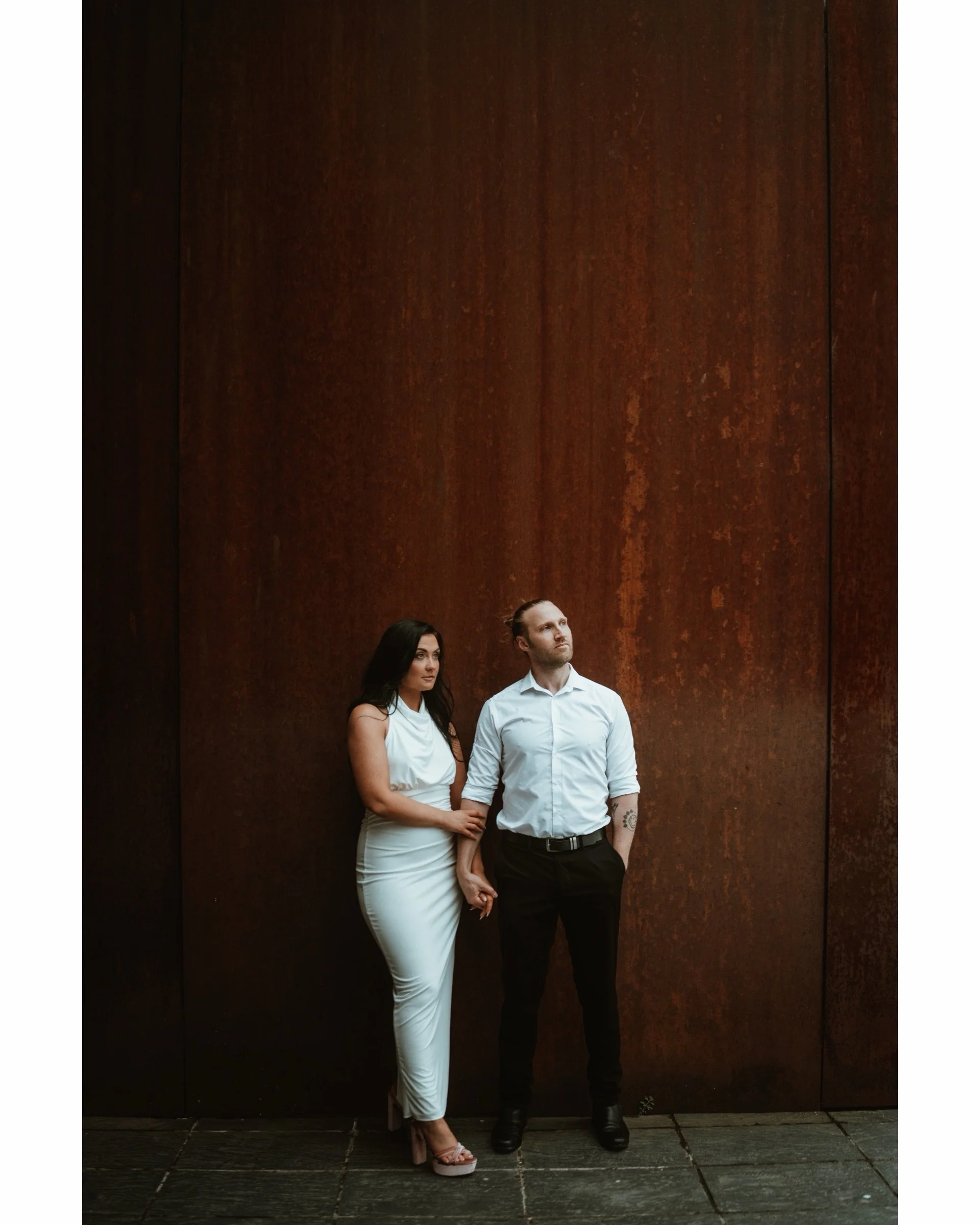 Had a lush little wander around town with Kellan &amp; Chris for their engagement shoot last week! Can&rsquo;t wait for their wedding at @lartingtonhall later in the year!