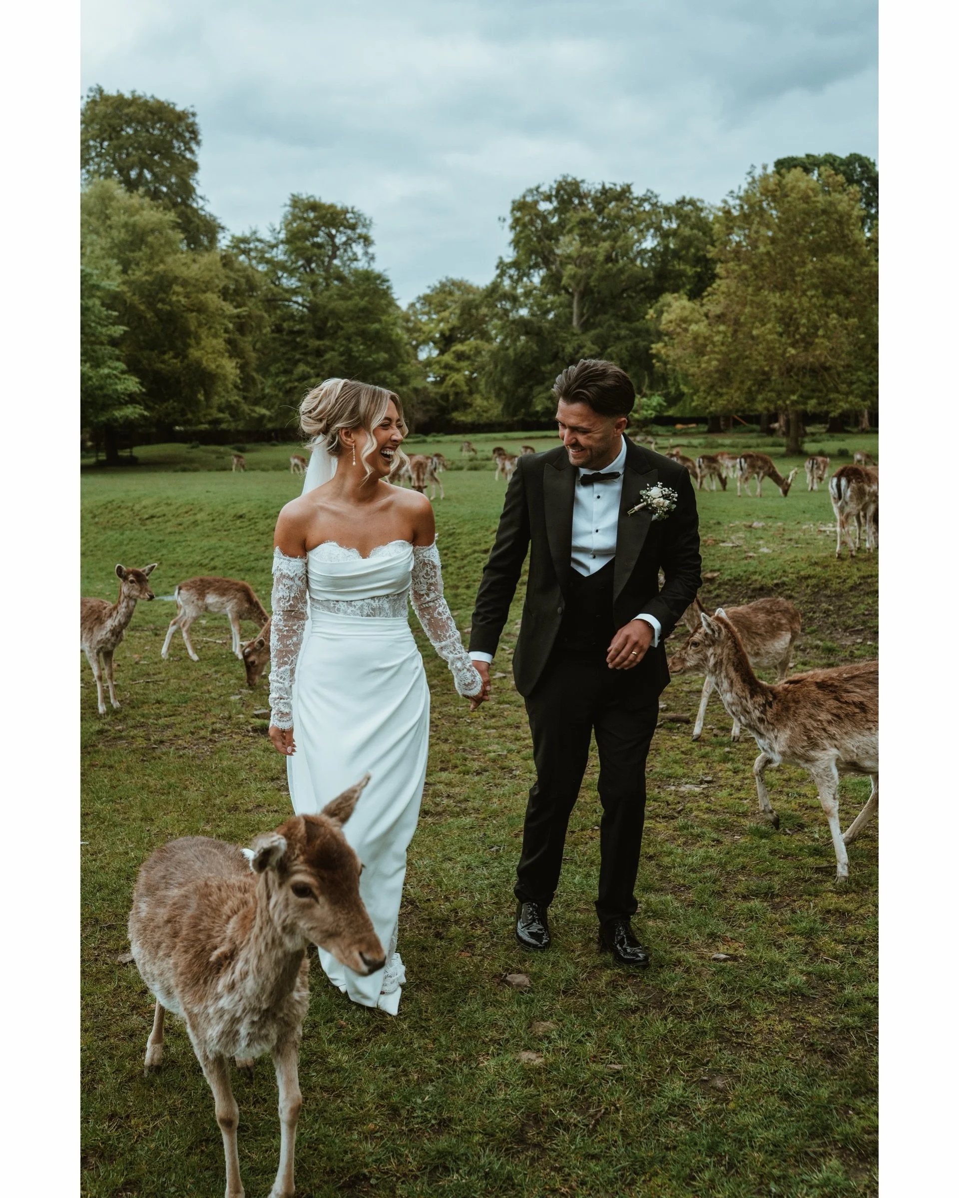 Deer me! What a day for Kate &amp; Jack on Friday at the wonderful Whitworth Hall! Loved spending the day with these two lovely humans along with some amazing wedding supplier pals too! 🤘🏻