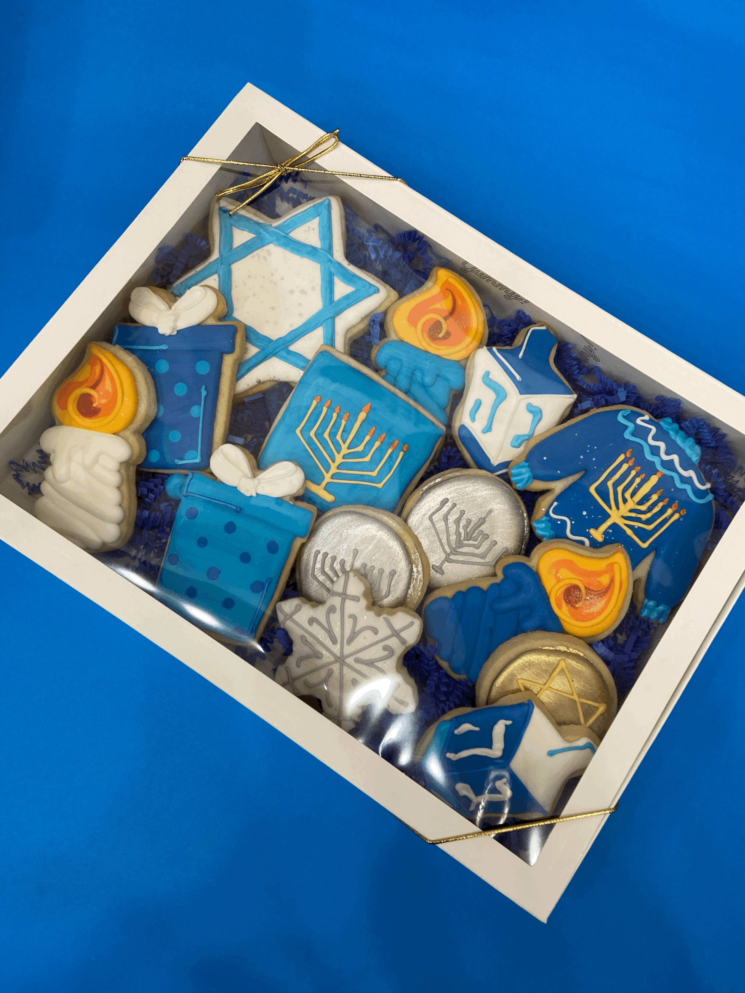 Hanukkah Sugar Cookie Gift Box