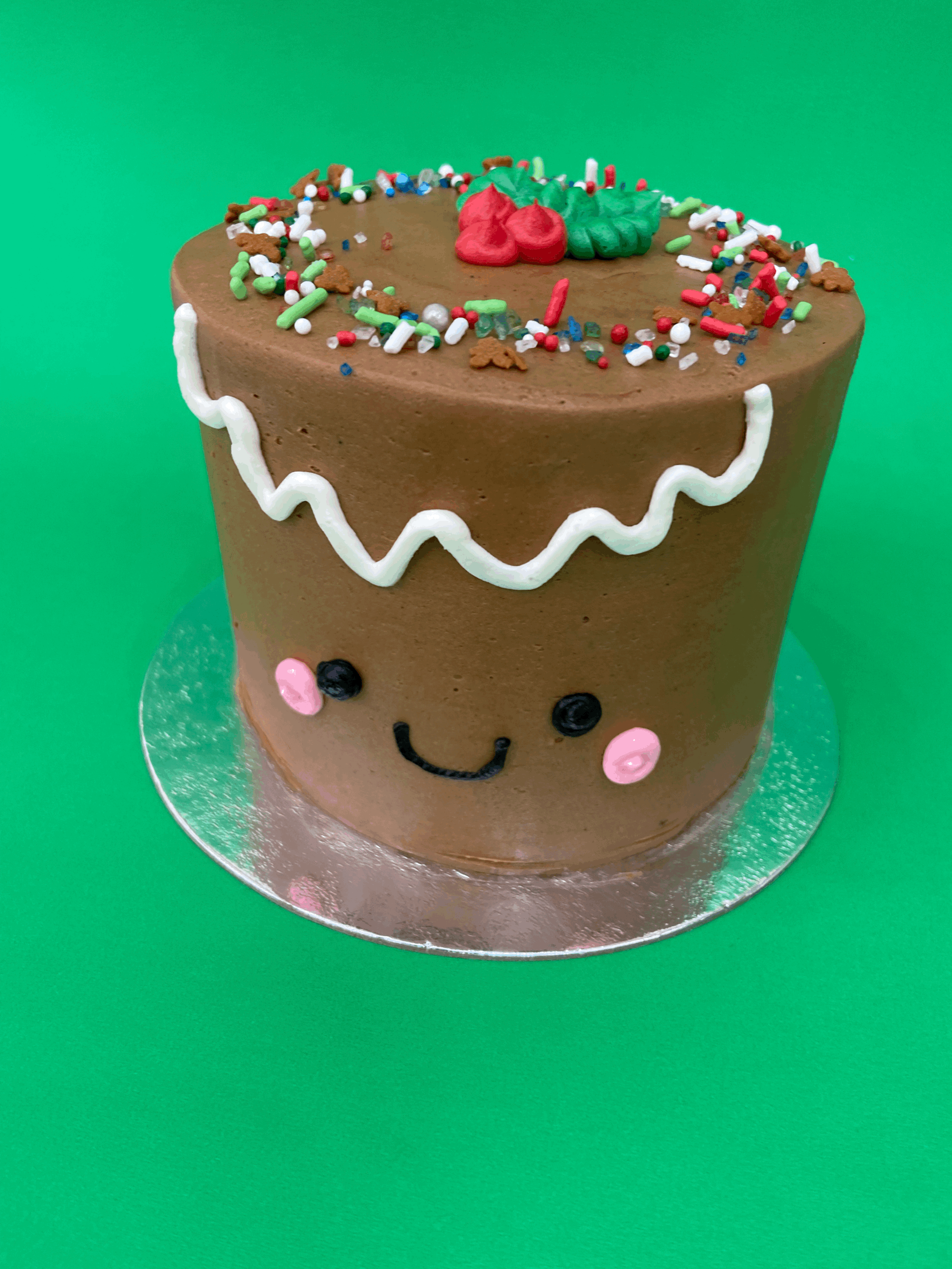 Gingerbread Man Cake
