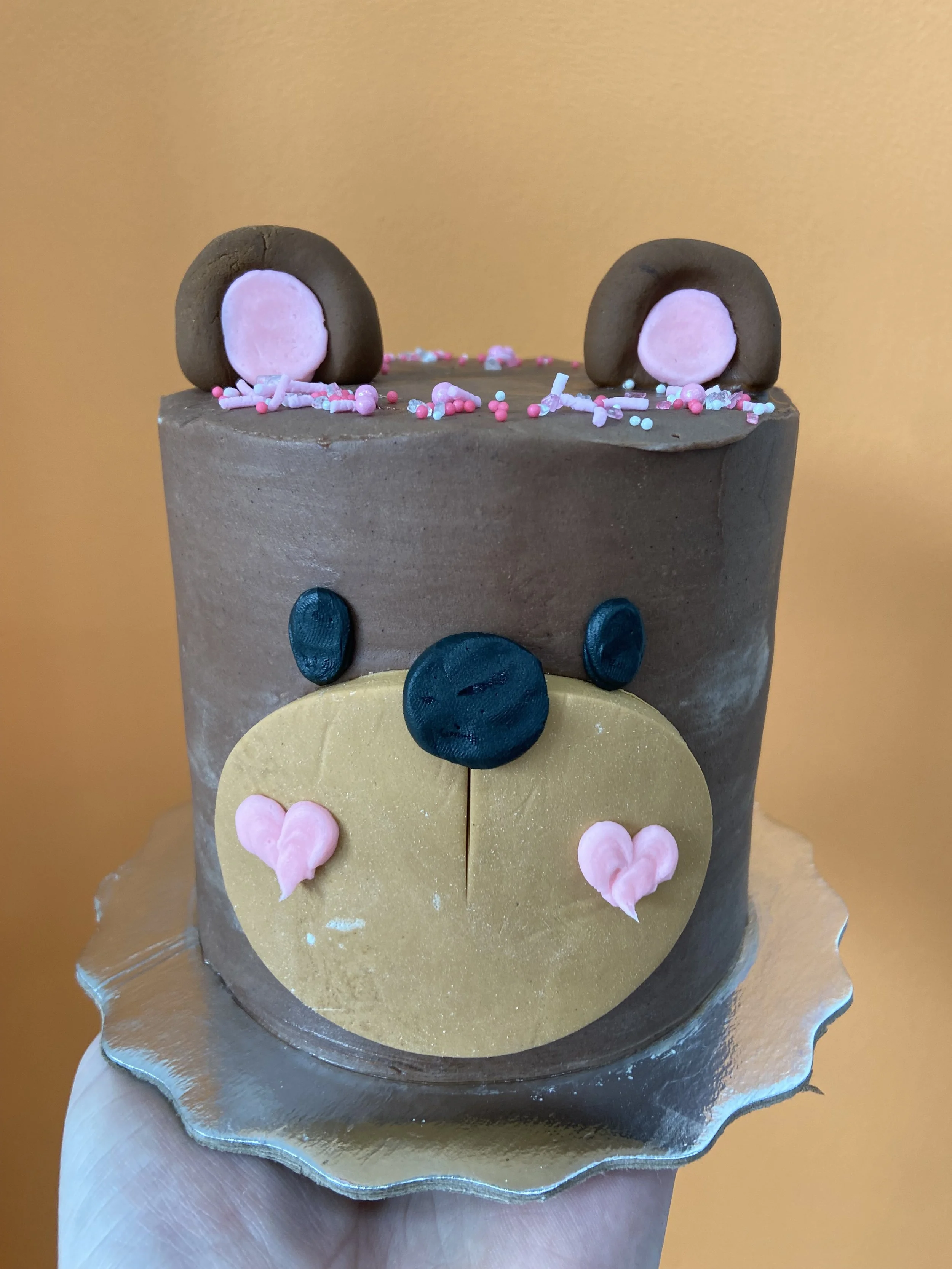 Bear-y Cute Chocolate Cakelette