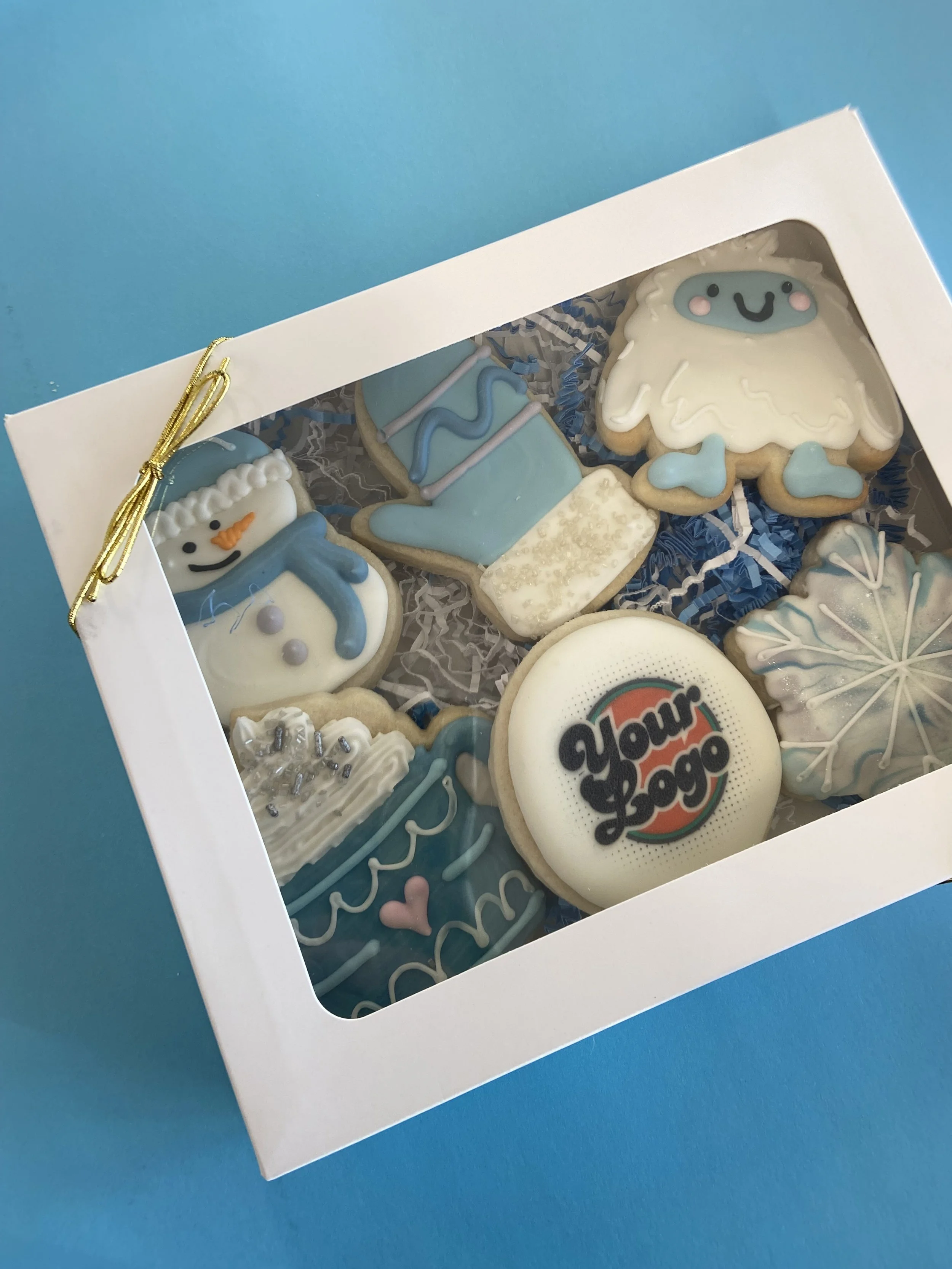 Corporate Winter 6 Pack Sugar Cookie Gift Box