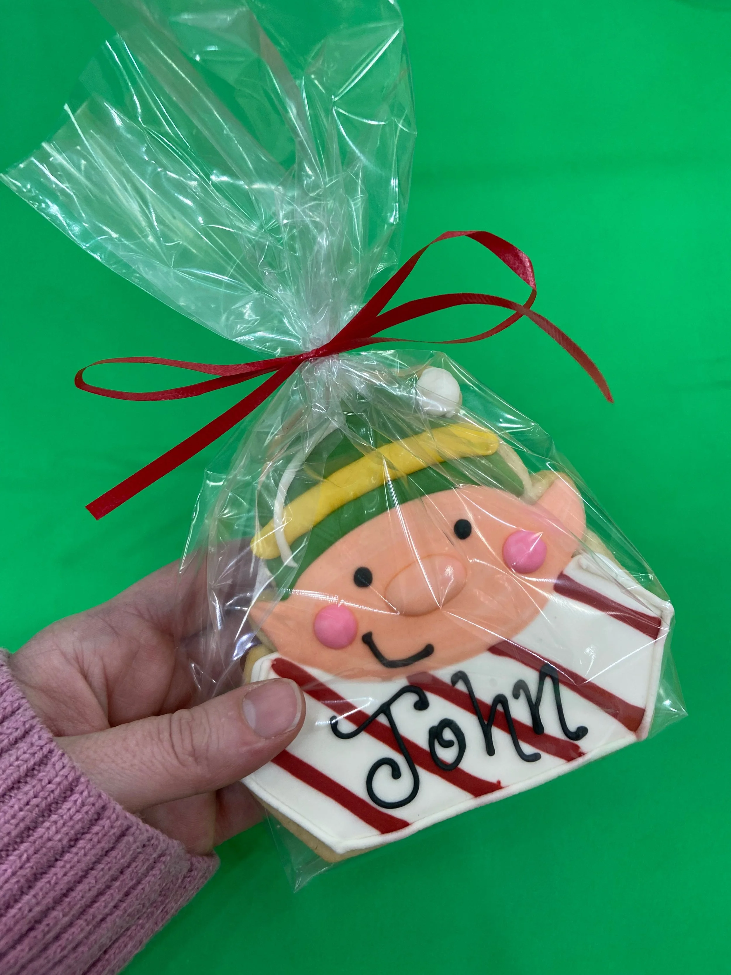 Elf Cookie - Individually Packaged