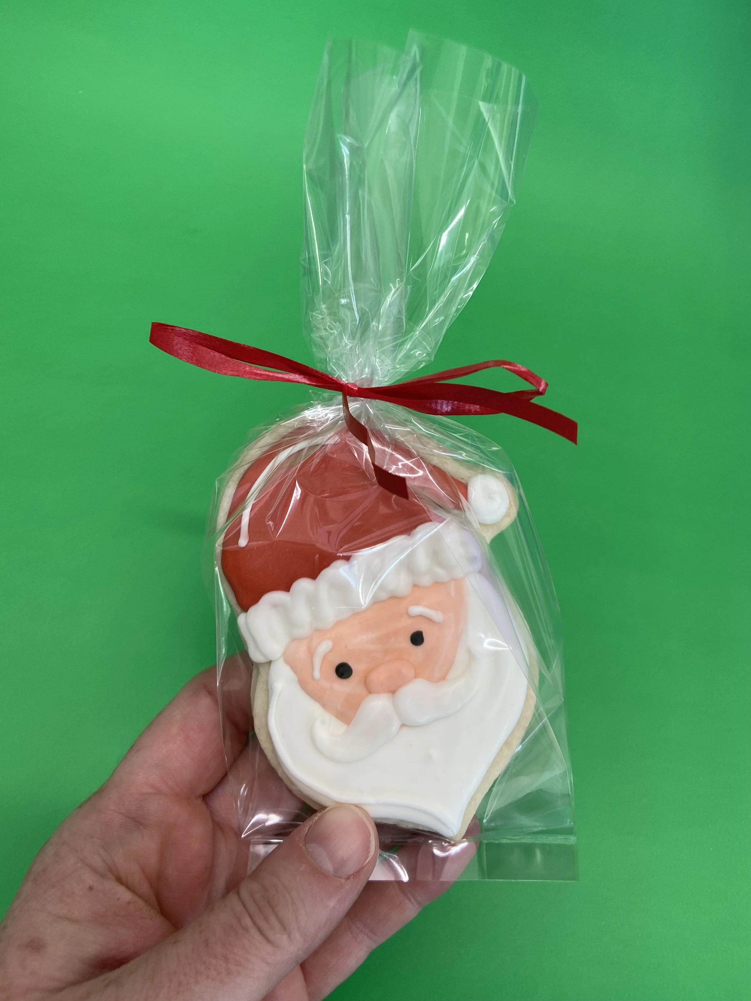 Santa Cookie - Individually Packaged