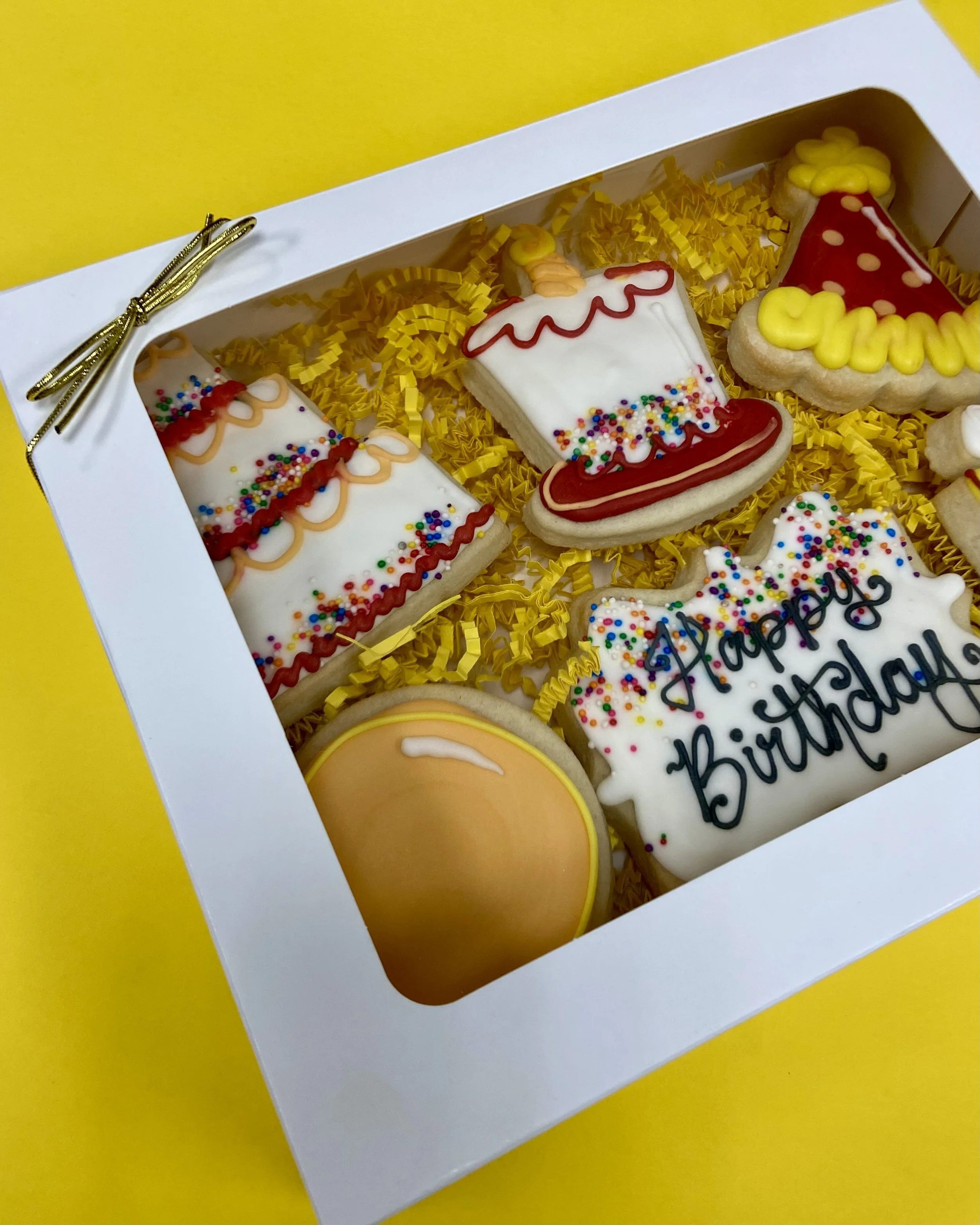 Birthday Cookie Box 6 pack
