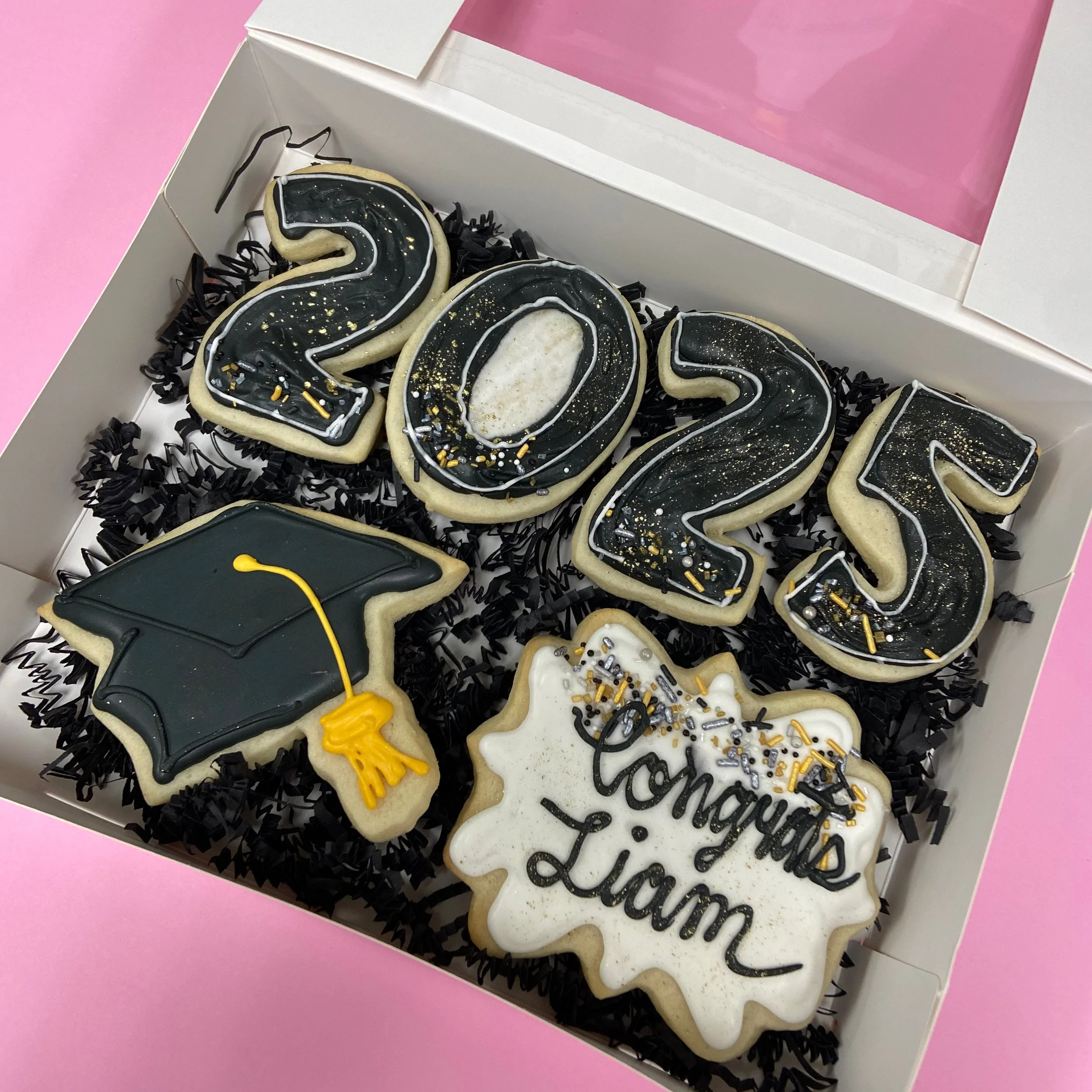 Graduation Cookie Gift Box! 6 pack